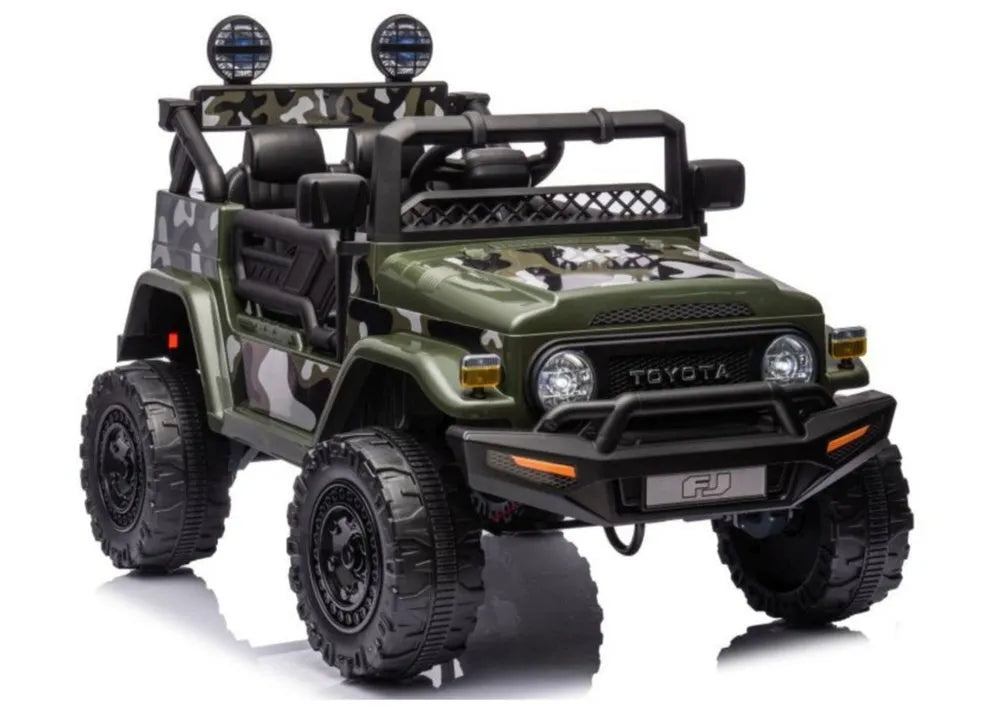 Toyota FJ JJ2099 – moro spalvos 4×4 vaikiškas elektromobilis